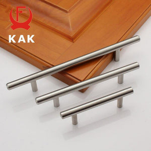 Planet Gates 371104 4" ~ 24'' Stainless Steel Handles Diameter 10mm Kitchen Door Cabinet T Bar Straight Handle Pull Knobs Furniture Hardware