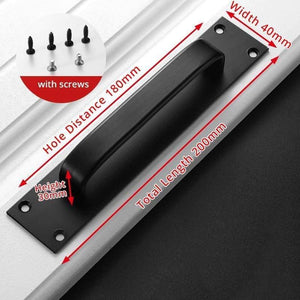 Planet Gates 371104 5702 Black Fashion Black Cabinet Handles Aluminum Alloy Kitchen Door Handles Cupboard Pulls Drawer Knobs Furniture Room Door Hardware