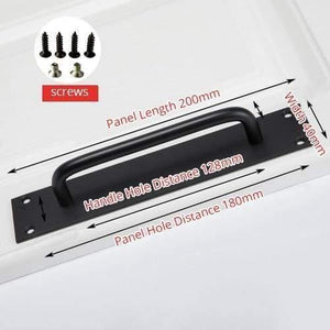 Planet Gates 371104 5704 Black Fashion Black Cabinet Handles Aluminum Alloy Kitchen Door Handles Cupboard Pulls Drawer Knobs Furniture Room Door Hardware