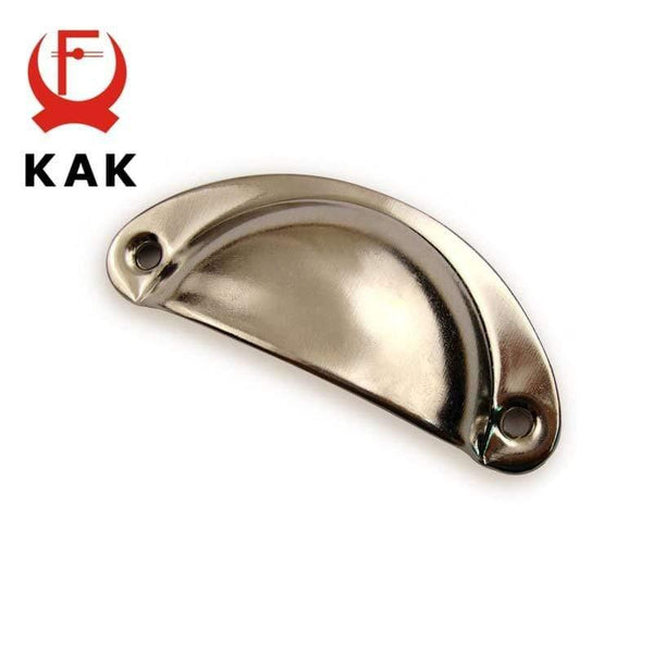 Planet Gates 371104 8PCS Bronze Metal Handles 50x20mm ZAKKA Box Pulls Mini Drawer Knobs Shell Cabinet Handle Antique Brass Furniture Handle