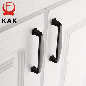 Planet Gates 371104 American Style Black Cabinet Handles Solid Aluminum Alloy Kitchen Cupboard Pulls Drawer Knobs Furniture Handle Hardware