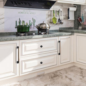 Planet Gates 371104 American Style Black Cabinet Knobs And Handles Zinc Alloy Kitchen Handle Door Pulls Furniture Handle Hardware