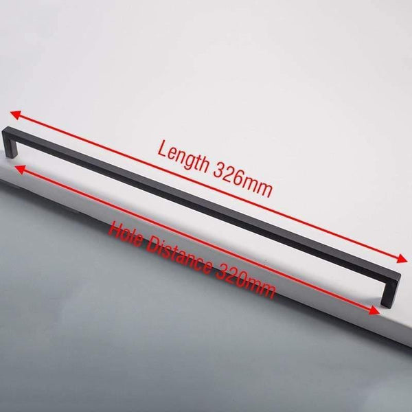 Planet Gates 371104 Black 320mm Black Cabinet Knobs And Handles Gold Kitchen Cupboard Door Pulls Square Drawer Door Handle Furniture Handle Door Hardware