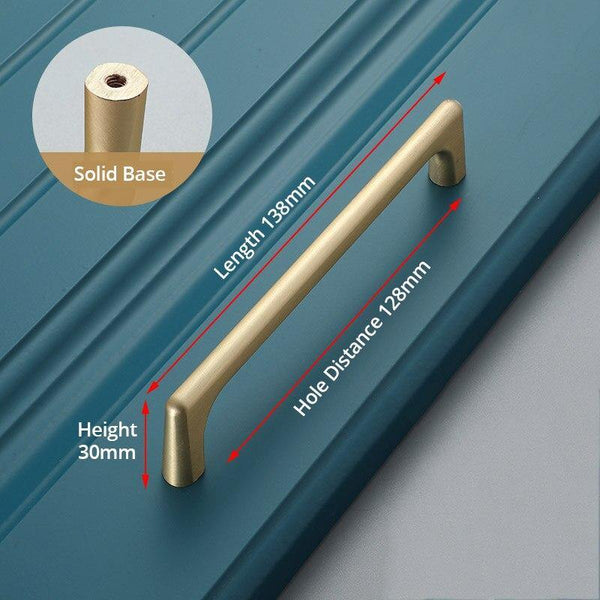 Planet Gates 371104 Brushed Copper 128mm Zinc Alloy Pearl Gray Gold Cabinet Handles Solid Drawer Knobs Kitchen Cupboard Door Pulls Furniture Handle Cabinet Hardware