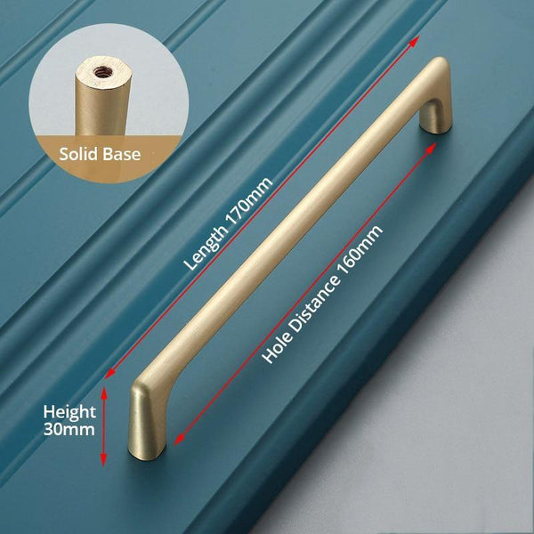 Planet Gates 371104 Brushed Copper 160mm Zinc Alloy Pearl Gray Gold Cabinet Handles Solid Drawer Knobs Kitchen Cupboard Door Pulls Furniture Handle Cabinet Hardware