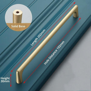 Planet Gates 371104 Brushed Copper 192mm Zinc Alloy Pearl Gray Gold Cabinet Handles Solid Drawer Knobs Kitchen Cupboard Door Pulls Furniture Handle Cabinet Hardware