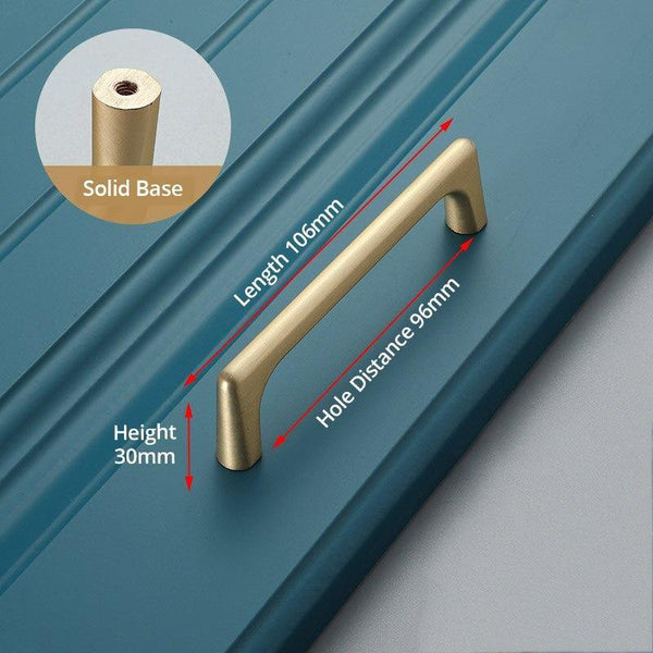 Planet Gates 371104 Brushed Copper 96mm Zinc Alloy Pearl Gray Gold Cabinet Handles Solid Drawer Knobs Kitchen Cupboard Door Pulls Furniture Handle Cabinet Hardware