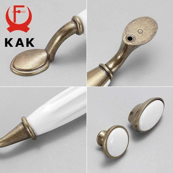Planet Gates 371104 Ceramic Cabinet Knobs And Handles Vintage Bronze Kitchen Handle Drawer Wardrobe Door Pulls Furniture Handle Cabinet Hardware