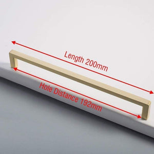 Planet Gates 371104 Copper 192mm Black Cabinet Knobs And Handles Gold Kitchen Cupboard Door Pulls Square Drawer Door Handle Furniture Handle Door Hardware