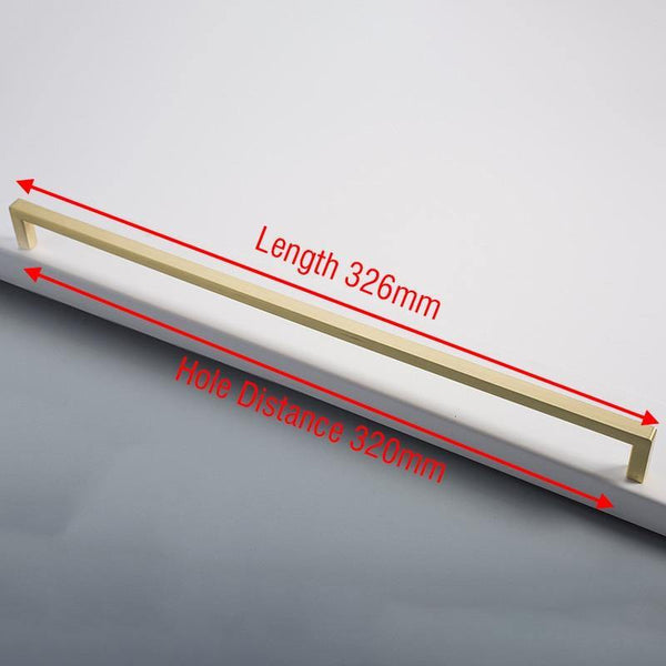 Planet Gates 371104 Copper 320mm Black Cabinet Knobs And Handles Gold Kitchen Cupboard Door Pulls Square Drawer Door Handle Furniture Handle Door Hardware