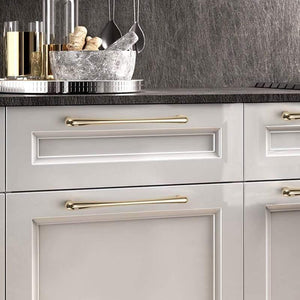 Planet Gates 371104 European Style Bright Gold Cabinet Handles Drawer Knobs Kitchen Handle Cupboard Door Pulls Furniture Handle Cabinet Hardware