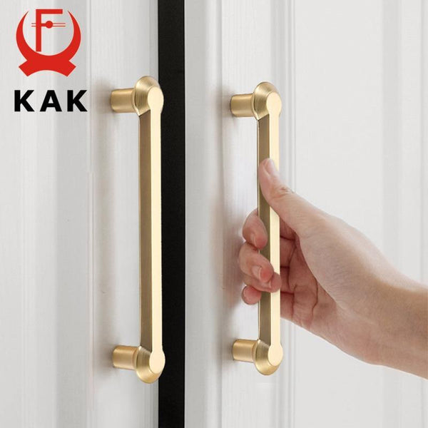 Planet Gates 371104 Fashion Gold Cabinet Handles Solid Zinc Alloy Kitchen Cupboard Pulls Drawer Knobs Furniture Handle Door Hardware Decoration