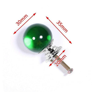 Planet Gates 371104 Green 30mm Crystal Glass Cabinet Knobs And Handle Kitchen Cupboard Door Pulls Drawer Knobs Wardrobe Door Handle Hardware
