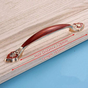 Planet Gates 371104 Handle-2015-128RA European Style Gold Cabinet Knobs And Handles Red Amber Kitchen Handle Drawer Pulls Furniture Handle Hardware