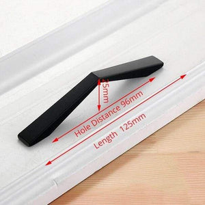 Planet Gates 371104 Handle-2108C-96 American Style Black Cabinet Handles Solid Aluminum Alloy Kitchen Cupboard Pulls Drawer Knobs Furniture Handle Hardware