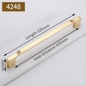 Planet Gates 371104 Handle-4248-320G Fashion Gold Cabinet Handles Solid Zinc Alloy Kitchen Cupboard Pulls Drawer Knobs Furniture Handle Door Hardware Decoration