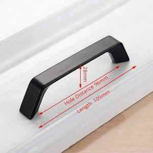 Planet Gates 371104 Handle-6699C-96 American Style Black Cabinet Handles Solid Aluminum Alloy Kitchen Cupboard Pulls Drawer Knobs Furniture Handle Hardware