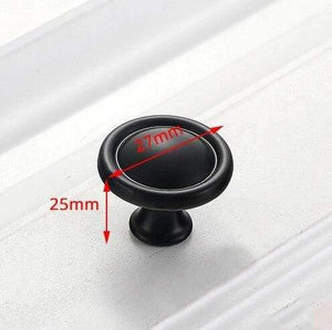 Planet Gates 371104 Handle-8833C American Style Black Cabinet Handles Solid Aluminum Alloy Kitchen Cupboard Pulls Drawer Knobs Furniture Handle Hardware