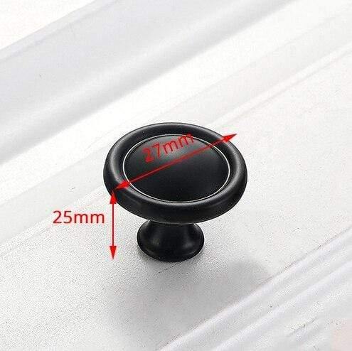 Planet Gates 371104 Handle-8833C American Style Black Cabinet Handles Solid Aluminum Alloy Kitchen Cupboard Pulls Drawer Knobs Furniture Handle Hardware