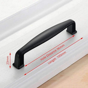 Planet Gates 371104 Handle-8885C-96 American Style Black Cabinet Handles Solid Aluminum Alloy Kitchen Cupboard Pulls Drawer Knobs Furniture Handle Hardware
