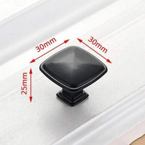 Planet Gates 371104 Handle-8885C American Style Black Cabinet Handles Solid Aluminum Alloy Kitchen Cupboard Pulls Drawer Knobs Furniture Handle Hardware