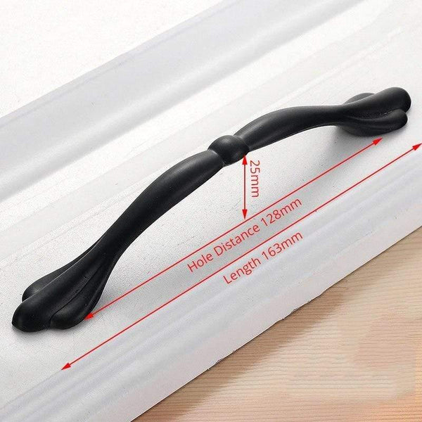 Planet Gates 371104 Handle-LS901C-128 American Style Black Cabinet Handles Solid Aluminum Alloy Kitchen Cupboard Pulls Drawer Knobs Furniture Handle Hardware