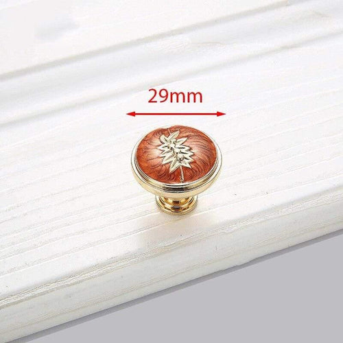 Planet Gates 371104 Handle-RA8019 European Style Gold Cabinet Knobs And Handles Red Amber Kitchen Handle Drawer Pulls Furniture Handle Hardware