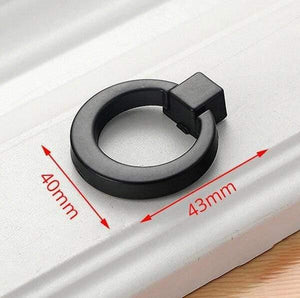 Planet Gates 371104 KAK-2336C-Black American Style Black Cabinet Handles Solid Aluminum Alloy Kitchen Cupboard Pulls Drawer Knobs Furniture Handle Hardware