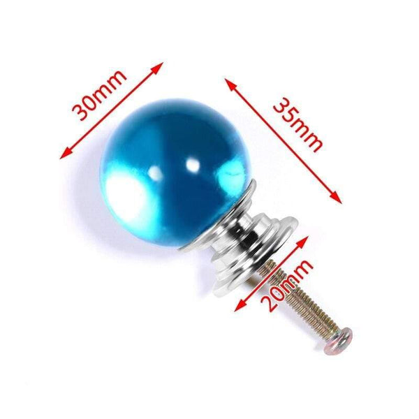 Planet Gates 371104 Lakeblue 30mm Crystal Glass Cabinet Knobs And Handle Kitchen Cupboard Door Pulls Drawer Knobs Wardrobe Door Handle Hardware