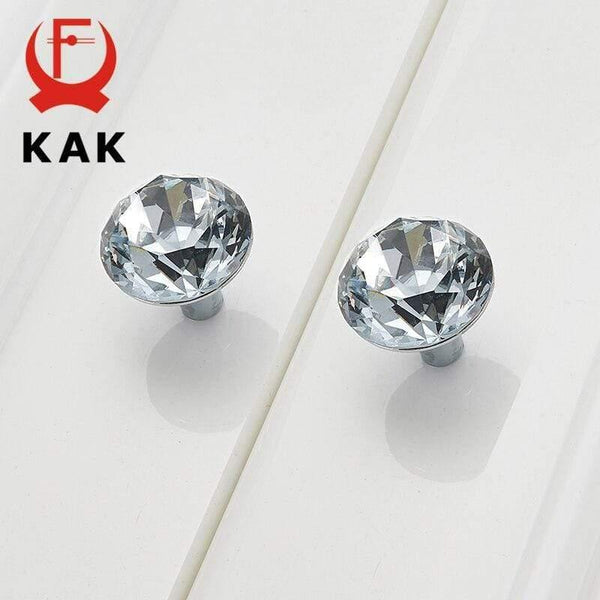 Planet Gates 371104 Luxury Diamond Crystal Handles Shoebox Cabinet Handles Closet Dresser Drawer Knobs Wardrobe Pulls Pullers Furniture Hardware