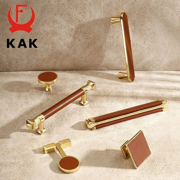 Planet Gates 371104 Modern Gold Cabinet Knobs And Handles Red Leather Kitchen Handle Fashion Drawer Knobs Pulls Furniture Handle Door Hardware