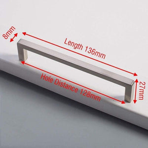 Planet Gates 371104 Nickel 128mm Black Cabinet Knobs And Handles Gold Kitchen Cupboard Door Pulls Square Drawer Door Handle Furniture Handle Door Hardware