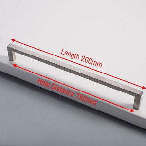 Planet Gates 371104 Nickel 192mm Black Cabinet Knobs And Handles Gold Kitchen Cupboard Door Pulls Square Drawer Door Handle Furniture Handle Door Hardware