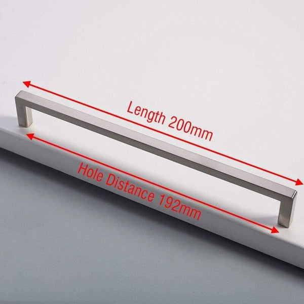 Planet Gates 371104 Nickel 192mm Black Cabinet Knobs And Handles Gold Kitchen Cupboard Door Pulls Square Drawer Door Handle Furniture Handle Door Hardware