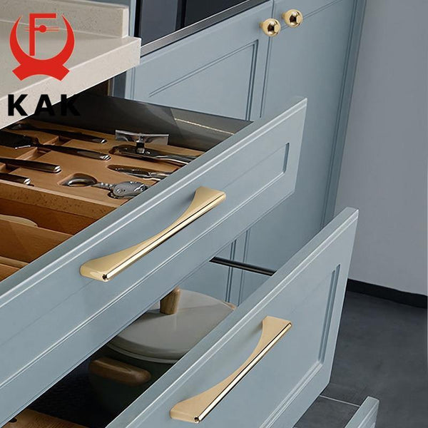 Planet Gates 371104 Nordic Bright Gold Cabinet Handles Solid Drawer Knobs Kitchen Handles Cupboard Door Pulls Furniture Handle Cabinet Hardware