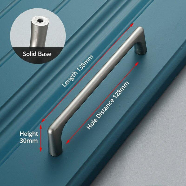 Planet Gates 371104 Pearl Nickel 128mm Zinc Alloy Pearl Gray Gold Cabinet Handles Solid Drawer Knobs Kitchen Cupboard Door Pulls Furniture Handle Cabinet Hardware