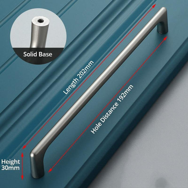 Planet Gates 371104 Pearl Nickel 192mm Zinc Alloy Pearl Gray Gold Cabinet Handles Solid Drawer Knobs Kitchen Cupboard Door Pulls Furniture Handle Cabinet Hardware