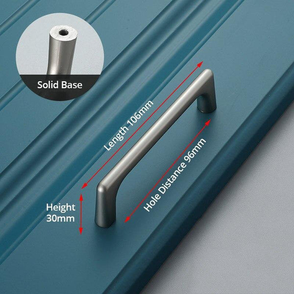 Planet Gates 371104 Pearl Nickel 96mm Zinc Alloy Pearl Gray Gold Cabinet Handles Solid Drawer Knobs Kitchen Cupboard Door Pulls Furniture Handle Cabinet Hardware