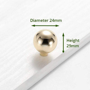 Planet Gates 371104 Single Hole European Style Bright Gold Cabinet Handles Drawer Knobs Kitchen Handle Cupboard Door Pulls Furniture Handle Cabinet Hardware