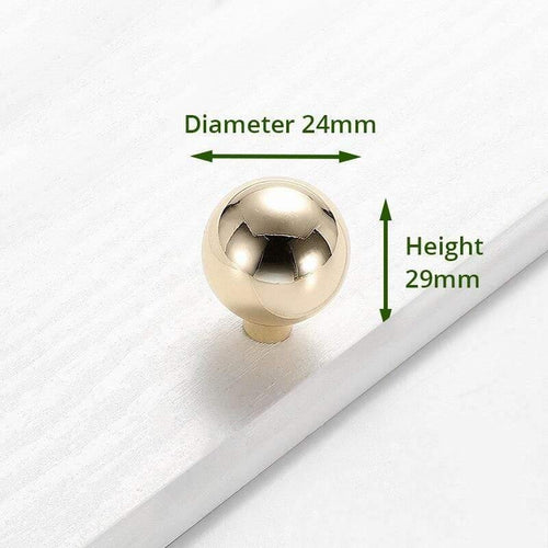 Planet Gates 371104 Single Hole European Style Bright Gold Cabinet Handles Drawer Knobs Kitchen Handle Cupboard Door Pulls Furniture Handle Cabinet Hardware