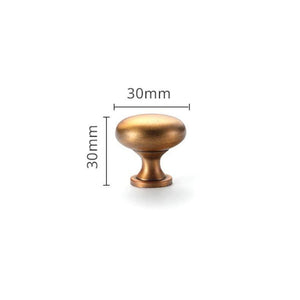 Planet Gates 371104 Single Hole Yellow Bronze Vintage Furniture Handle Kitchen Cabinet Handle European Style Bronze Drawer Knobs Door Pulls Cabinet Hardware