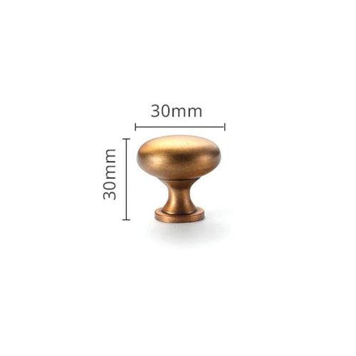 Planet Gates 371104 Single Hole Yellow Bronze Vintage Furniture Handle Kitchen Cabinet Handle European Style Bronze Drawer Knobs Door Pulls Cabinet Hardware