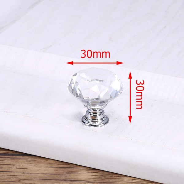 Planet Gates 371104 SJ1003-30 Luxury Diamond Crystal Handles Shoebox Cabinet Handles Closet Dresser Drawer Knobs Wardrobe Pulls Pullers Furniture Hardware