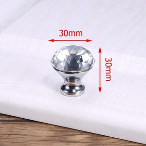 Planet Gates 371104 SJ1005-White Luxury Diamond Crystal Handles Shoebox Cabinet Handles Closet Dresser Drawer Knobs Wardrobe Pulls Pullers Furniture Hardware
