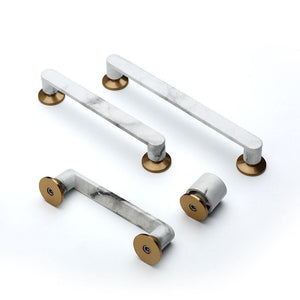 Planet Gates 371104 White Marble / 160mm Classic Marble Cabinet Knobs And Handles Zinc Alloy White Kitchen Handle Drawer Pull Black Furniture Handle Door Hardware