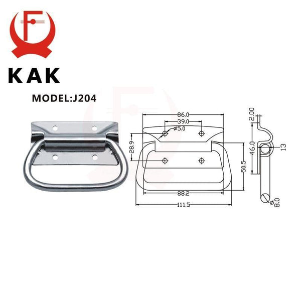 Planet Gates 371104 Wooden Case Tool Box Handles Stainless Steel Handles Cabinet Knobs And Handles Drawer Pull Furniture Toolbox Hardware