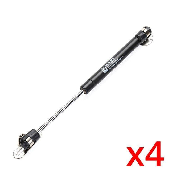Planet Gates 371105 Black 4PCS 100N 10kg Copper Force Door Lift Support Gas Hydraulic Spring Hinge Cabinet Door Kitchen Cupboard Hinges For Furniture