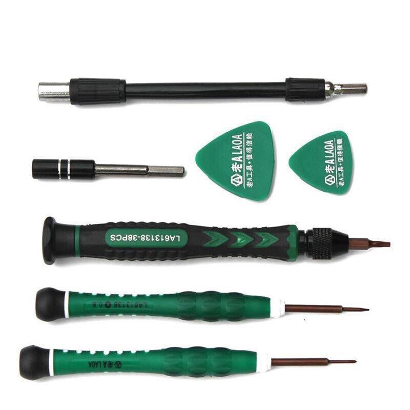 Planet Gates 38 in 1 Screwdriver Set Precision Repair Tools Kit S2 Alloy Steel Material Tool  Cell Phone iPhone  Notebook