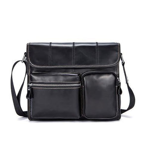 Planet Gates 380A3Black / China Leather Men Bags Casual Business Travel Mens Messenger Bag Vintage Men's Crossbody Bags bolsas male 380