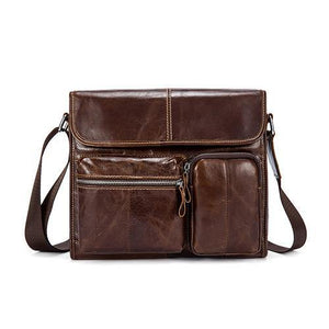 Planet Gates 380F3Coffee / China Leather Men Bags Casual Business Travel Mens Messenger Bag Vintage Men's Crossbody Bags bolsas male 380